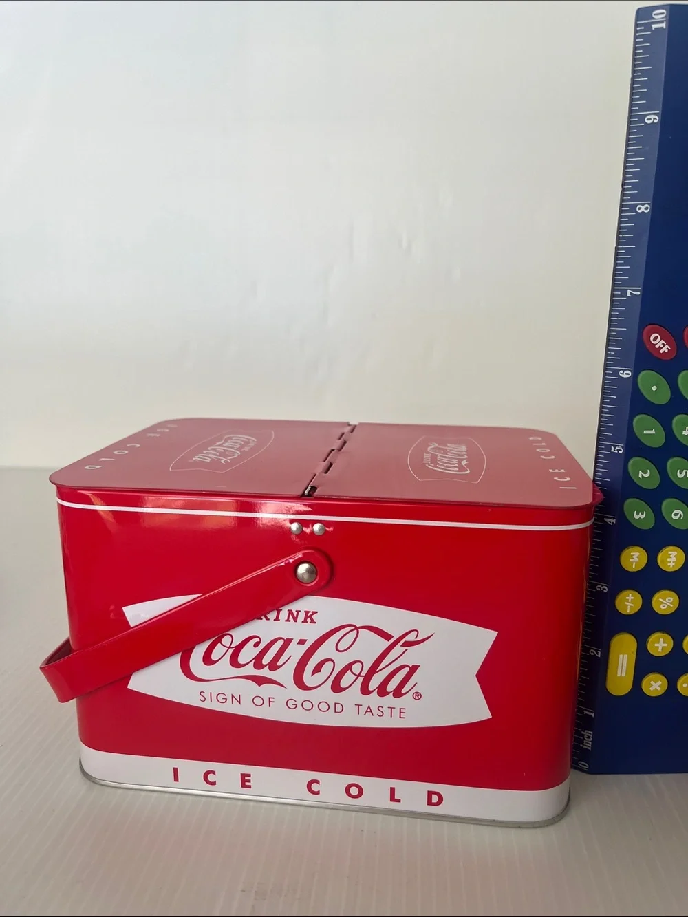 Coca-cola Tin Picnic Basket
